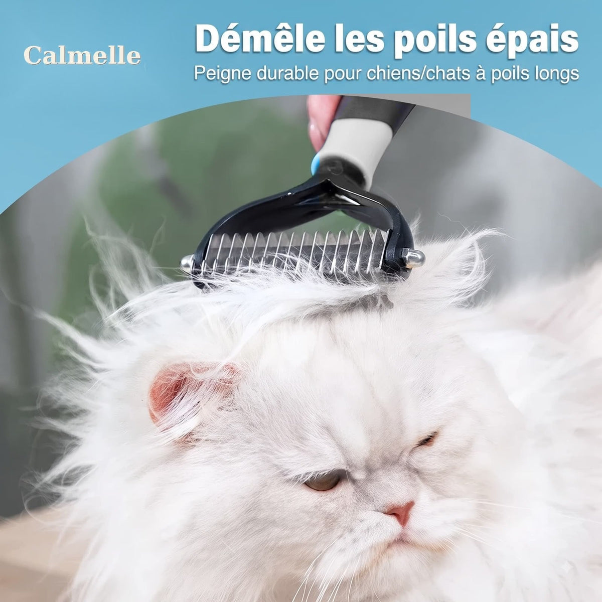 Peigne Épilateur Chien & Chat - Anti-Poils 4 Modes